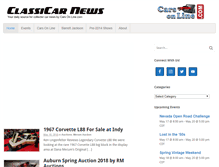 Tablet Screenshot of classicarnews.com